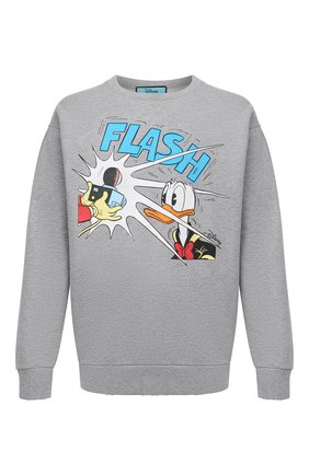 Мужской хлопковый свитшот disney x gucci GUCCI серого цвета по цене 84300 руб., арт. 623245/XJDAJ | Фото 1 Мужской хлопковый свитшот disney x gucci GUCCI серого цвета, арт. 623245/XJDAJ | Фото 1