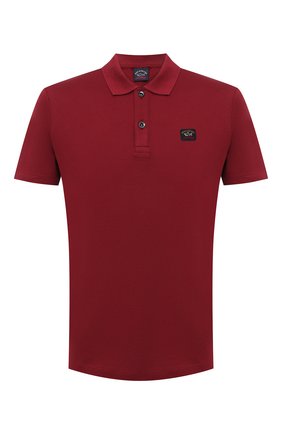 Мужское хлопковое поло PAUL&SHARK бордового цвета по цене 12900 руб., арт. C0P1000/C00 | Фото 1 Мужское хлопковое поло PAUL&SHARK бордового цвета, арт. C0P1000/C00 | Фото 1