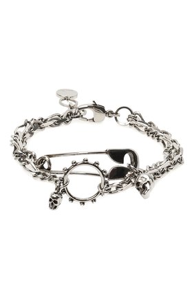 Мужской браслет ALEXANDER MCQUEEN серебряного цвета по цене 27750 руб., арт. 585480/J160Y | Фото 1 Мужской браслет ALEXANDER MCQUEEN серебряного цвета, арт. 585480/J160Y | Фото 1
