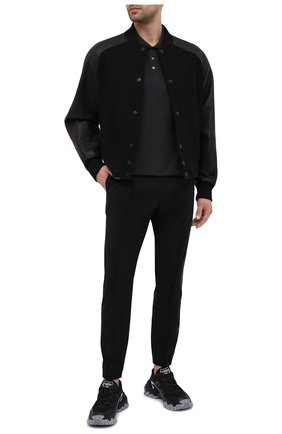 Мужское хлопковое поло BERLUTI темно-серого цвета по цене 39950 руб., арт. R19JPS47-001 | Фото 2 Мужское хлопковое поло BERLUTI темно-серого цвета, арт. R19JPS47-001 | Фото 2