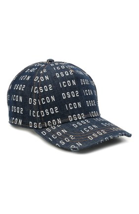 Мужской джинсовая бейсболка DSQUARED2 синего цвета по цене 14550 руб., арт. BCM0327 10102910/CG | Фото 1 Мужской джинсовая бейсболка DSQUARED2 синего цвета, арт. BCM0327 10102910/CG | Фото 1