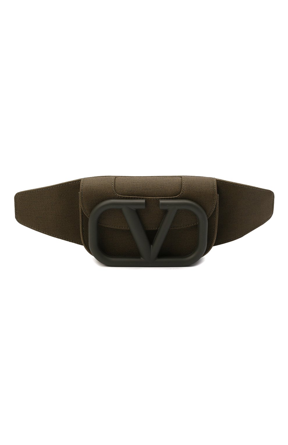Мужская поясная сумка vlogo signature urban VALENTINO хаки цвета, арт. VY2B0A17/DZK | Фото 1 (Случай: Повседневный; Региональные ограничения белый список (Axapta Mercury): RU; Размер: mini; Ремень/цепочка: На ремешке; Материал: Текстиль)