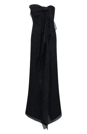 Женское шелковое платье ROLAND MOURET темно-синего цвета по цене 299500 руб., арт. SS21/S2216/F0432 | Фото 1 Женское шелковое платье ROLAND MOURET темно-синего цвета, арт. SS21/S2216/F0432 | Фото 1