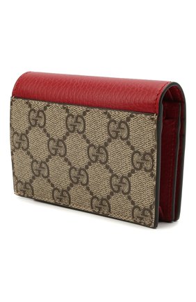 Женские кожаный кошелек GUCCI красного цвета по цене 25800 руб., арт. 456126/17WAG | Фото 2 Женские кожаный кошелек GUCCI красного цвета, арт. 456126/17WAG | Фото 2