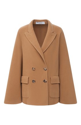 Женский шерстяной жакет JW ANDERSON коричневого цвета по цене 97700 руб., арт. C00131 PG0352 | Фото 1 Женский шерстяной жакет JW ANDERSON коричневого цвета, арт. C00131 PG0352 | Фото 1