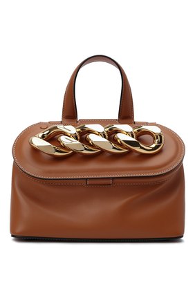 Женская сумка chain lid JW ANDERSON коричневого цвета по цене 79950 руб., арт. HB0317 LA0020 | Фото 1 Женская сумка chain lid JW ANDERSON коричневого цвета, арт. HB0317 LA0020 | Фото 1