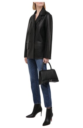 Женские кожаные ботильоны birgi kate 85 CHRISTIAN LOUBOUTIN черного цвета по цене 89950 руб., арт. 3200548/BIRGIKATE 85 | Фото 2 Женские кожаные ботильоны birgi kate 85 CHRISTIAN LOUBOUTIN черного цвета, арт. 3200548/BIRGIKATE 85 | Фото 2