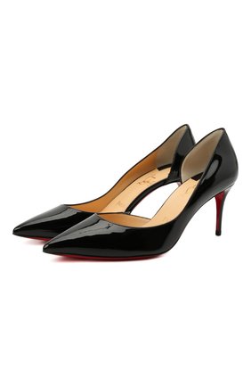 Женские кожаные туфли iriza 70 CHRISTIAN LOUBOUTIN черного цвета по цене 55150 руб., арт. 3160842/IRIZA 70 | Фото 1 Женские кожаные туфли iriza 70 CHRISTIAN LOUBOUTIN черного цвета, арт. 3160842/IRIZA 70 | Фото 1