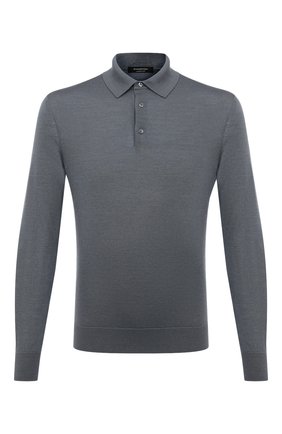 Мужское поло из кашемира и шелка ERMENEGILDO ZEGNA серого цвета по цене 82750 руб., арт. UWJ00/132 | Фото 1 Мужское поло из кашемира и шелка ERMENEGILDO ZEGNA серого цвета, арт. UWJ00/132 | Фото 1