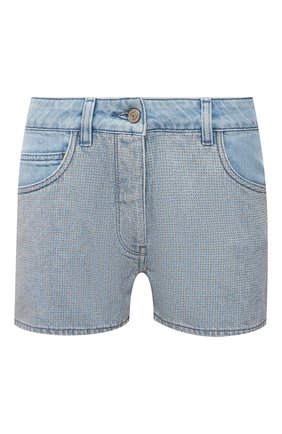 Женские джинсовые шорты GOLDEN GOOSE DELUXE BRAND голубого цвета по цене 47350 руб., арт. GWP00231.P000462 | Фото 1 Женские джинсовые шорты GOLDEN GOOSE DELUXE BRAND голубого цвета, арт. GWP00231.P000462 | Фото 1