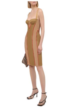 Женское платье BURBERRY бежевого цвета по цене 144000 руб., арт. 8037152 | Фото 2 Женское платье BURBERRY бежевого цвета, арт. 8037152 | Фото 2