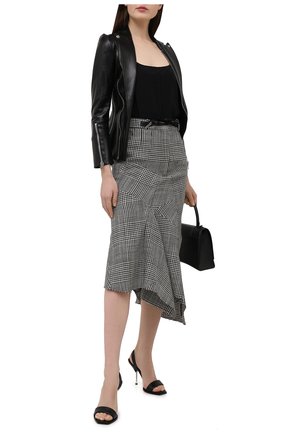 Женские кожаные босоножки ALEXANDER MCQUEEN черного цвета по цене 69950 руб., арт. 651808/WHS4I | Фото 2 Женские кожаные босоножки ALEXANDER MCQUEEN черного цвета, арт. 651808/WHS4I | Фото 2