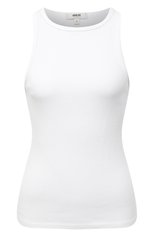 Женская майка AGOLDE белого цвета, арт. A7041-1260 | Фото 1 (Кросс-КТ: без рукавов; Женское Кросс-КТ: Майка-одежда; Длина (для топов): Стандартные; Материал внешний: Хлопок, Растительное волокно)