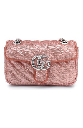 Женская сумка gg marmont 2.0 mini GUCCI розового цвета по цене 191000 руб., арт. 446744/9SYWP | Фото 1 Женская сумка gg marmont 2.0 mini GUCCI розового цвета, арт. 446744/9SYWP | Фото 1 (Материал: Текстиль; Размер: mini; Ремень/цепочка: С цепочкой, На ремешке; Сумки-технические: Сумки через плечо; Женское Кросс-КТ: Вечерняя сумка)