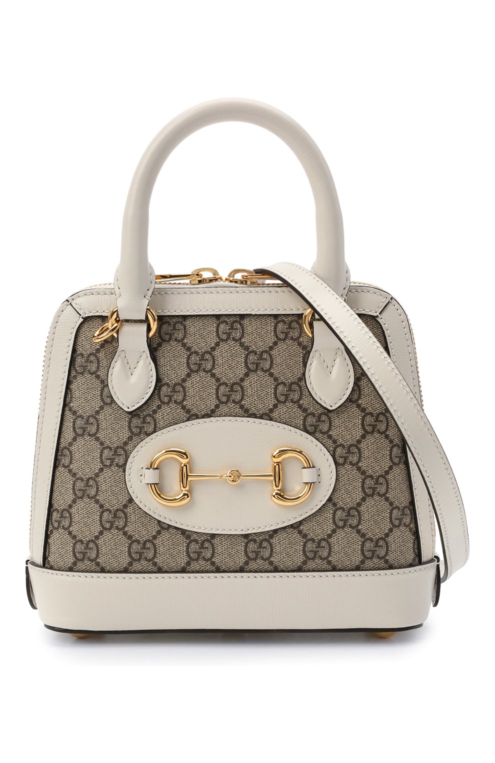 Женская сумка gg 1955 horsebit GUCCI белого цвета по цене 153500 руб., арт. 640716/92TCG | Фото 6 Женская сумка gg 1955 horsebit GUCCI белого цвета, арт. 640716/92TCG | Фото 6