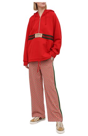 Женские замшевые кеды tennis 1977 GUCCI бежевого цвета по цене 59700 руб., арт. 649326/UAE10 | Фото 2 Женские замшевые кеды tennis 1977 GUCCI бежевого цвета, арт. 649326/UAE10 | Фото 2