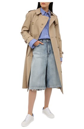 Женские кожаные кеды ace disney x gucci GUCCI белого цвета по цене 66600 руб., арт. 649400/AY070 | Фото 2 Женские кожаные кеды ace disney x gucci GUCCI белого цвета, арт. 649400/AY070 | Фото 2
