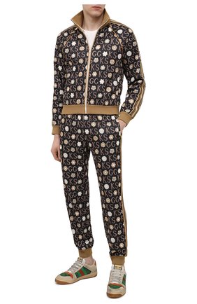 Мужской толстовка GUCCI разноцветного цвета по цене 136800 руб., арт. 645217/XJC5Z | Фото 2 Мужской толстовка GUCCI разноцветного цвета, арт. 645217/XJC5Z | Фото 2 (Материал внешний: Хлопок, Синтетический материал; Материал подклада: Синтетический материал; Рукава: Длинные; Стили: Спорт-шик; Мужское Кросс-КТ: Толстовка-одежда; Длина (для топов): Стандартные)