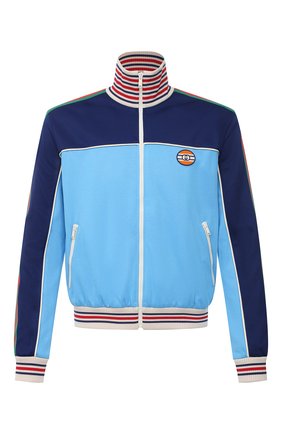 Мужской толстовка GUCCI голубого цвета по цене 118900 руб., арт. 645206/XJC5N | Фото 1 Мужской толстовка GUCCI голубого цвета, арт. 645206/XJC5N | Фото 1