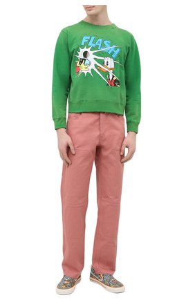 Мужской хлопковый свитшот disney x gucci GUCCI зеленого цвета по цене 84300 руб., арт. 634554/XJC8R | Фото 2 Мужской хлопковый свитшот disney x gucci GUCCI зеленого цвета, арт. 634554/XJC8R | Фото 2