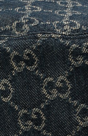 Мужская хлопковая панама GUCCI синего цвета по цене 35700 руб., арт. 576371/4HAC3 | Фото 3 Мужская хлопковая панама GUCCI синего цвета, арт. 576371/4HAC3 | Фото 3