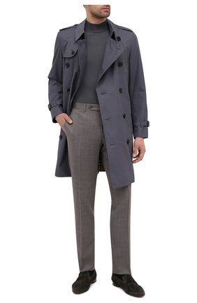 Мужские замшевые пенни-лоферы marcello ERMENEGILDO ZEGNA темно-зеленого цвета по цене 79350 руб., арт. A4675X-LHCAC | Фото 2 Мужские замшевые пенни-лоферы marcello ERMENEGILDO ZEGNA темно-зеленого цвета, арт. A4675X-LHCAC | Фото 2
