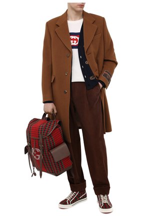Мужские текстильные кеды tennis 1977 GUCCI разноцветного цвета по цене 57000 руб., арт. 644737/2KT30 | Фото 2 Мужские текстильные кеды tennis 1977 GUCCI разноцветного цвета, арт. 644737/2KT30 | Фото 2
