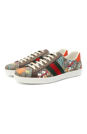 Мужские кеды ace disney x gucci GUCCI разноцветного цвета по цене 57000 руб., арт. 647950/2M110 | Фото 1 Мужские кеды ace disney x gucci GUCCI разноцветного цвета, арт. 647950/2M110 | Фото 1 (Материал внешний: Экокожа, Текстиль; Подошва: Плоская; Материал внутренний: Натуральная кожа)
