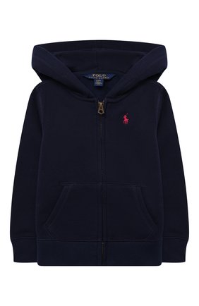 Детский хлопковая толстовка POLO RALPH LAUREN синего цвета по цене 6995 руб., арт. 311799108 | Фото 1 Детский хлопковая толстовка POLO RALPH LAUREN синего цвета, арт. 311799108 | Фото 1