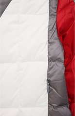 Детского пуховая куртка MONCLER красного цвета, арт. G1-951-1A549-20-53048 | Фото 3 (Кросс-КТ НВ: Куртки; Региональные ограничения белый список (Axapta Mercury): RU; Ростовка одежда: 9 мес | 74 см)