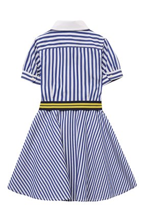 Детское хлопковое платье POLO RALPH LAUREN голубого цвета по цене 8935 руб., арт. 312833014 | Фото 2 Детское хлопковое платье POLO RALPH LAUREN голубого цвета, арт. 312833014 | Фото 2