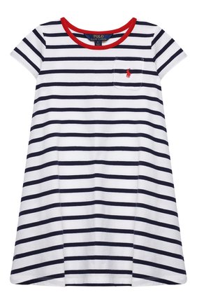Детское хлопковое платье POLO RALPH LAUREN разноцветного цвета по цене 5995 руб., арт. 312837202 | Фото 1 Детское хлопковое платье POLO RALPH LAUREN разноцветного цвета, арт. 312837202 | Фото 1
