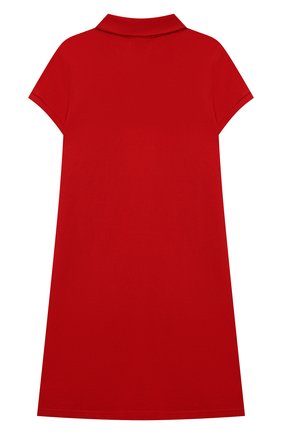 Детское хлопковое платье POLO RALPH LAUREN красного цвета по цене 7240 руб., арт. 313812021 | Фото 2 Детское хлопковое платье POLO RALPH LAUREN красного цвета, арт. 313812021 | Фото 2 (Материал внешний: Хлопок; Случай: Повседневный; Рукава: Короткие; Девочки Кросс-КТ: Платье-одежда; Ростовка одежда: 12 лет | 152 см, 9 лет | 134 см, 8 лет | 128 см, 13 - 15 лет | 158 см)