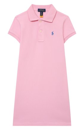 Детское хлопковое платье POLO RALPH LAUREN светло-розового цвета по цене 7985 руб., арт. 313812021 | Фото 1 Детское хлопковое платье POLO RALPH LAUREN светло-розового цвета, арт. 313812021 | Фото 1
