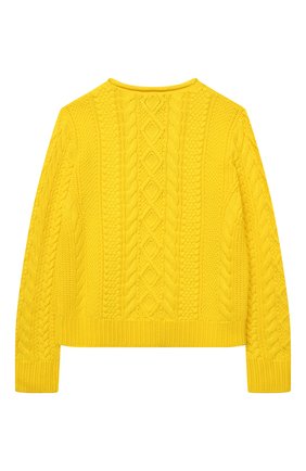 Детский хлопковый пуловер POLO RALPH LAUREN желтого цвета по цене 9950 руб., арт. 313834968 | Фото 2 Детский хлопковый пуловер POLO RALPH LAUREN желтого цвета, арт. 313834968 | Фото 2