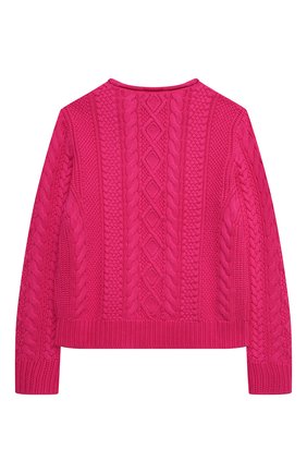 Детский хлопковый пуловер POLO RALPH LAUREN фуксия цвета по цене 9950 руб., арт. 313834968 | Фото 2 Детский хлопковый пуловер POLO RALPH LAUREN фуксия цвета, арт. 313834968 | Фото 2
