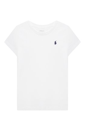 Детская хлопковая футболка POLO RALPH LAUREN белого цвета по цене 2730 руб., арт. 311833549 | Фото 1 Детская хлопковая футболка POLO RALPH LAUREN белого цвета, арт. 311833549 | Фото 1