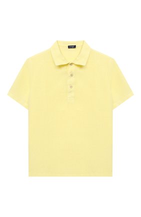 Детское льняное поло IL GUFO желтого цвета по цене 7175 руб., арт. P21PC060L6006/5A-8A | Фото 1 Детское льняное поло IL GUFO желтого цвета, арт. P21PC060L6006/5A-8A | Фото 1
