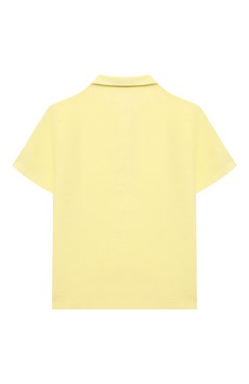 Детское льняное поло IL GUFO желтого цвета по цене 7175 руб., арт. P21PC060L6006/5A-8A | Фото 2 Детское льняное поло IL GUFO желтого цвета, арт. P21PC060L6006/5A-8A | Фото 2