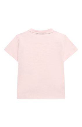 Детский хлопковая футболка FENDI розового цвета по цене 24300 руб., арт. BUI018/ST8/12M-24M | Фото 2 Детский хлопковая футболка FENDI розового цвета, арт. BUI018/ST8/12M-24M | Фото 2 (Рукава: Короткие; Региональные ограничения белый список (Axapta Mercury): RU; Материал внешний: Хлопок; Ростовка одежда: 12 мес | 80 см, 18 мес | 86 см, 24 мес | 92 см)
