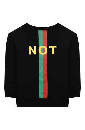 Детский хлопковый свитшот GUCCI черного цвета по цене 33650 руб., арт. 586138/XJC7F | Фото 2 Детский хлопковый свитшот GUCCI черного цвета, арт. 586138/XJC7F | Фото 2 (Рукава: Длинные; Материал внешний: Хлопок; Мальчики Кросс-КТ: Толстовка-одежда, Свитшот-одежда; Региональные ограничения белый список (Axapta Mercury): RU; Ростовка одежда: 10 - 11 лет | 140 - 146см, 4 года | 104 см, 5 лет | 110 см, 6 лет | 116 см, 8 лет | 128 см)