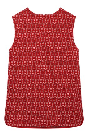 Детский хлопковый жилет GUCCI красного цвета по цене 51250 руб., арт. 642480/XJC94 | Фото 2 Детский хлопковый жилет GUCCI красного цвета, арт. 642480/XJC94 | Фото 2 (Материал внешний: Хлопок; Материал подклада: Хлопок; Девочки Кросс-КТ: Жилет-одежда; Рукава: Без рукавов; Региональные ограничения белый список (Axapta Mercury): RU; Ростовка одежда: 10 - 11 лет | 140 - 146см, 6 лет | 116 см, 8 лет | 128 см)