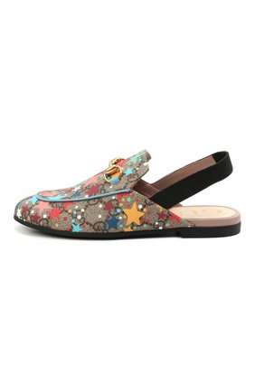 Детские сабо GUCCI разноцветного цвета по цене 29000 руб., арт. 503893/2R620 | Фото 2 Детские сабо GUCCI разноцветного цвета, арт. 503893/2R620 | Фото 2 (Материал внутренний: Натуральная кожа; Материал внешний: Экокожа)