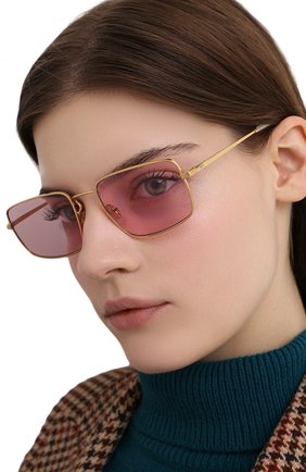 Женские солнцезащитные очки RAY-BAN розового цвета по цене 11700 руб., арт. 3669-001/Q3 | Фото 2 Женские солнцезащитные очки RAY-BAN розового цвета, арт. 3669-001/Q3 | Фото 2