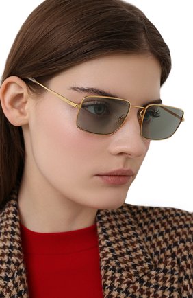 Женские солнцезащитные очки RAY-BAN бирюзового цвета по цене 11700 руб., арт. 3669-001/Q5 | Фото 2 Женские солнцезащитные очки RAY-BAN бирюзового цвета, арт. 3669-001/Q5 | Фото 2