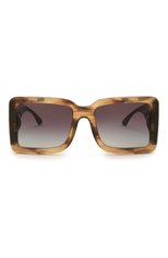 Женские солнцезащитные очки BURBERRY коричневого цвета, арт. 4312-38688G | Фото 3 (Региональные  ограничения белый список (Axapta Mercury): RU; Тип очков: С/з; Очки форма: Квадратные; Оптика Гендер: оптика-женское)