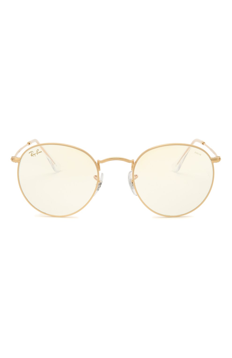 Женские солнцезащитные очки RAY-BAN золотого цвета по цене 14100 руб., арт. 3447-9196BL | Фото 4 Женские солнцезащитные очки RAY-BAN золотого цвета, арт. 3447-9196BL | Фото 4
