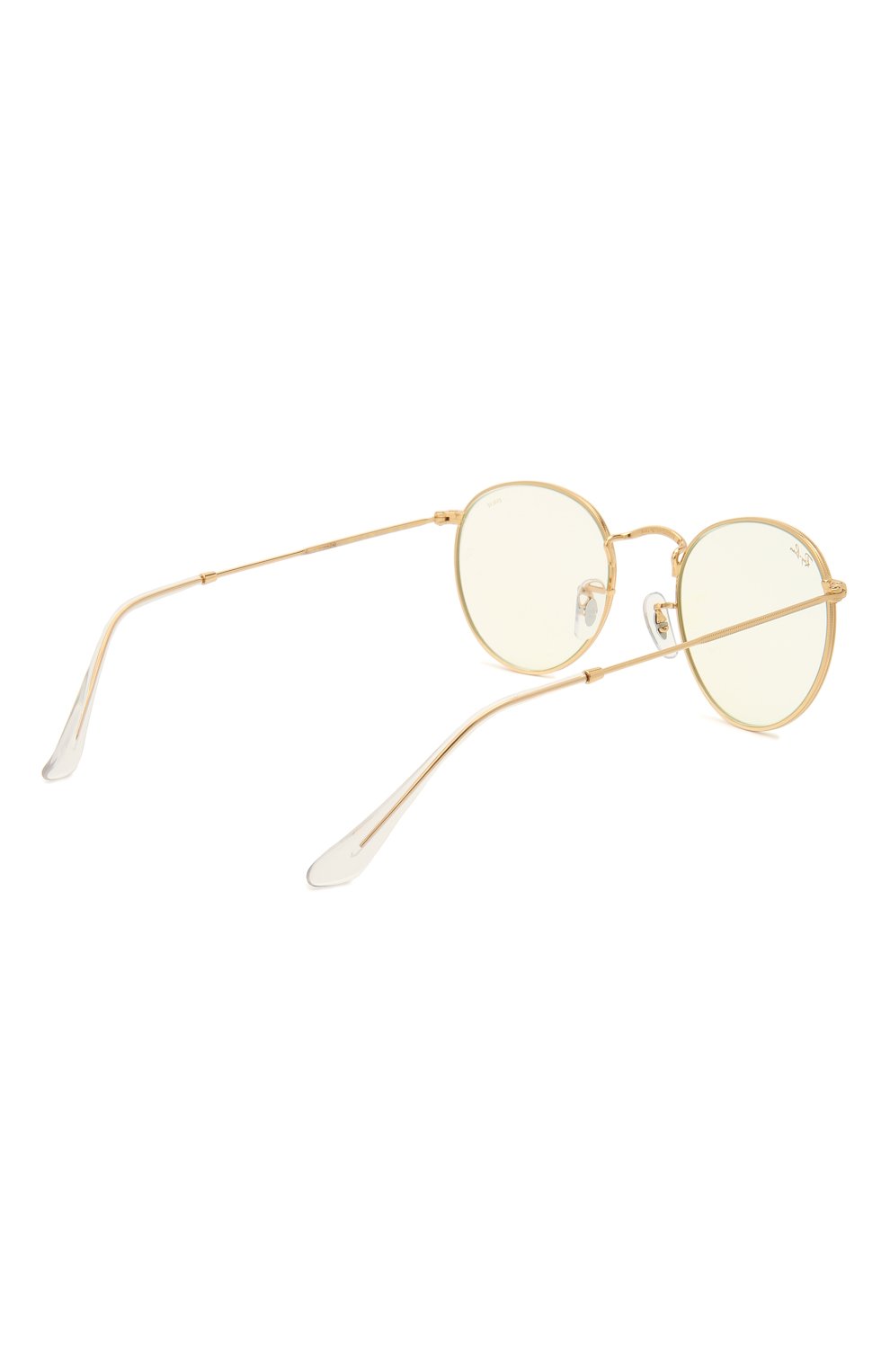 Женские солнцезащитные очки RAY-BAN золотого цвета по цене 14100 руб., арт. 3447-9196BL | Фото 5 Женские солнцезащитные очки RAY-BAN золотого цвета, арт. 3447-9196BL | Фото 5