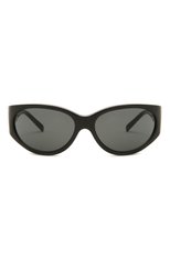 Женские солнцезащитные очки VERSACE черного цвета, арт. 4386-GB1/87 | Фото 3 (Региональные ограничения белый список (Axapta Mercury): RU; Тип очков: С/з; Оптика Гендер: оп тика-женское; Очки форма: Овальные)
