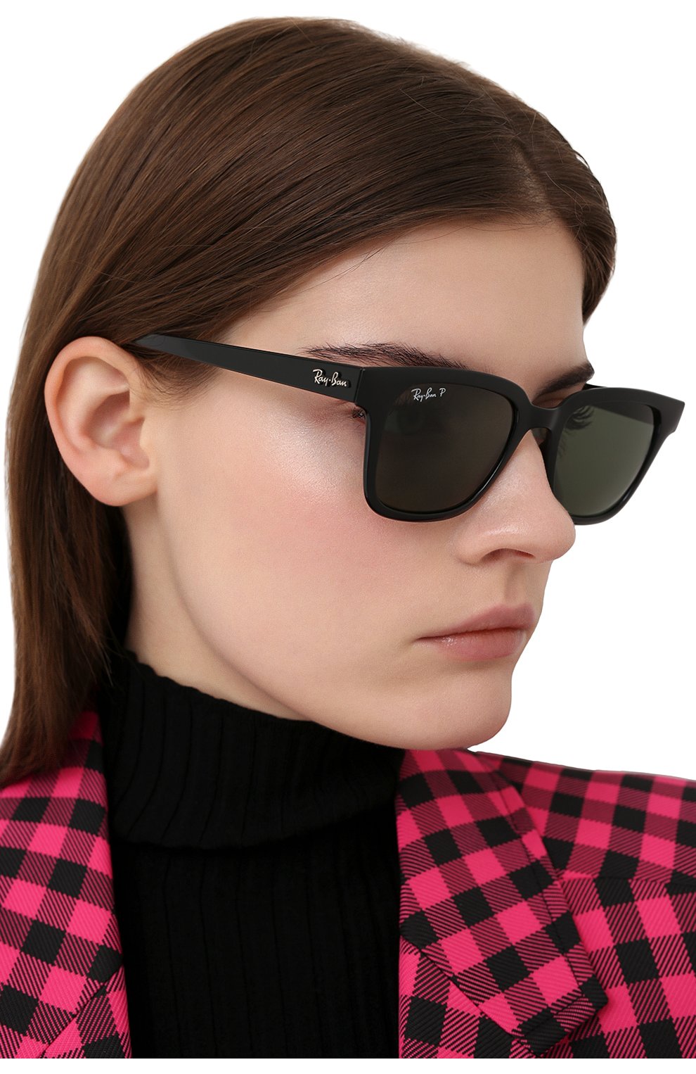 Женские солнцезащитные очки RAY-BAN черного цвета по цене 13300 руб., арт. 4323-601/9A | Фото 2 Женские солнцезащитные очки RAY-BAN черного цвета, арт. 4323-601/9A | Фото 2